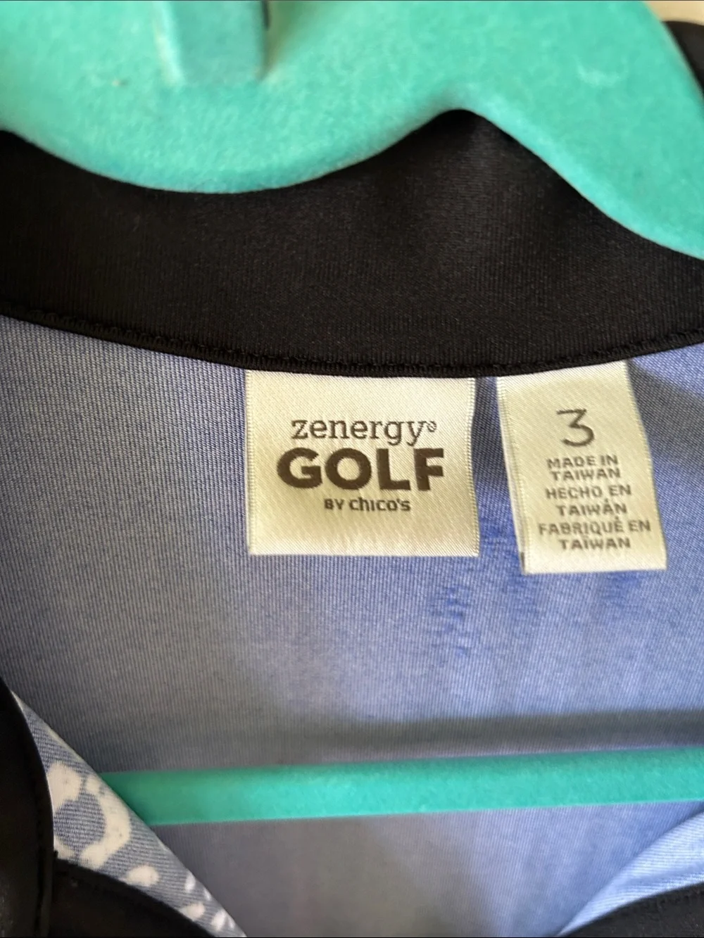 ZENERGY GOLF TOP WITH IZOD GOLF PERFORMANCE STRECH SKORT TOP SZ XL SKORT 14